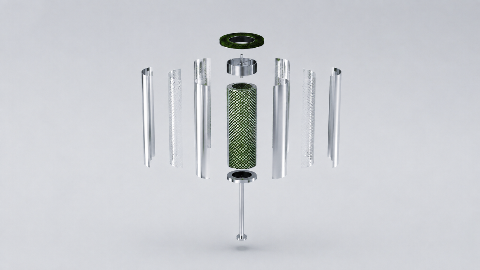 C-Air WindMill exploded view showing internal components